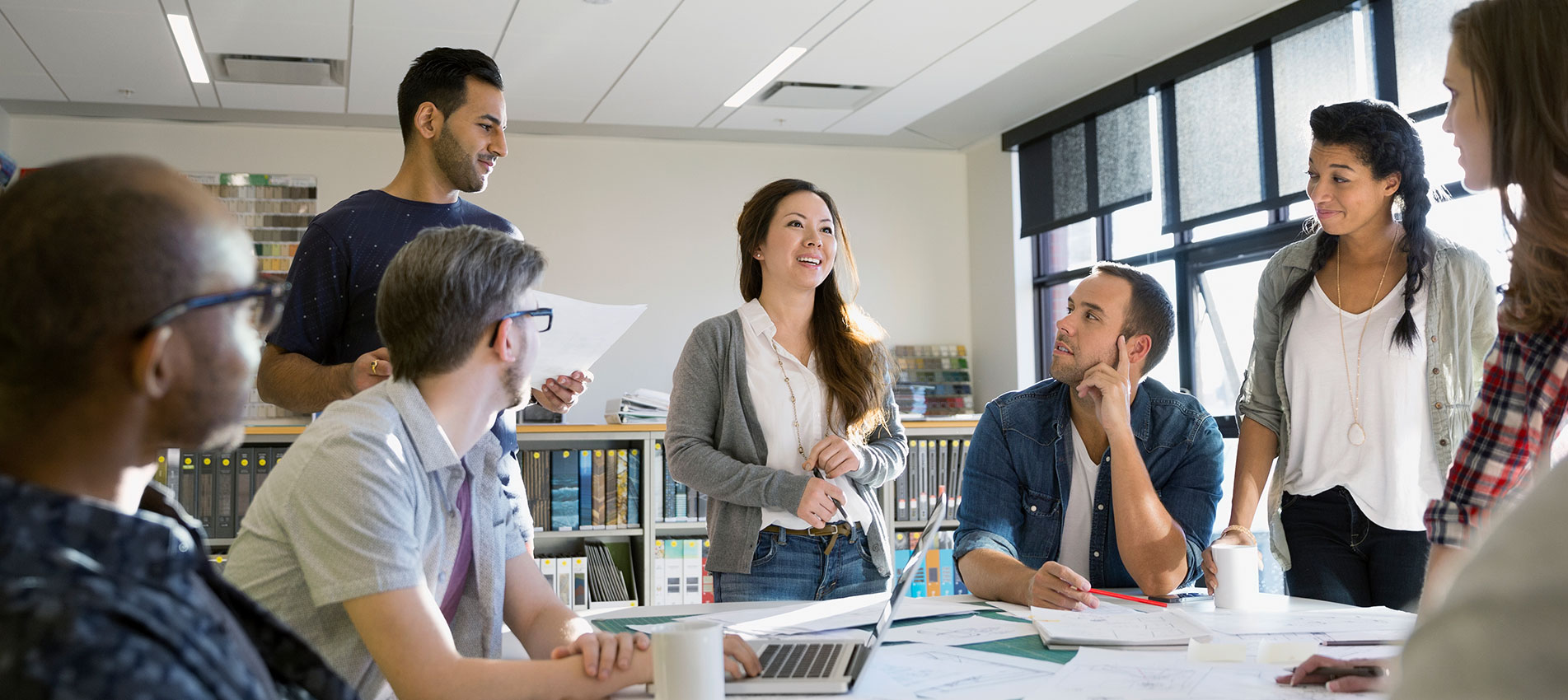 Business People Meeting In Office