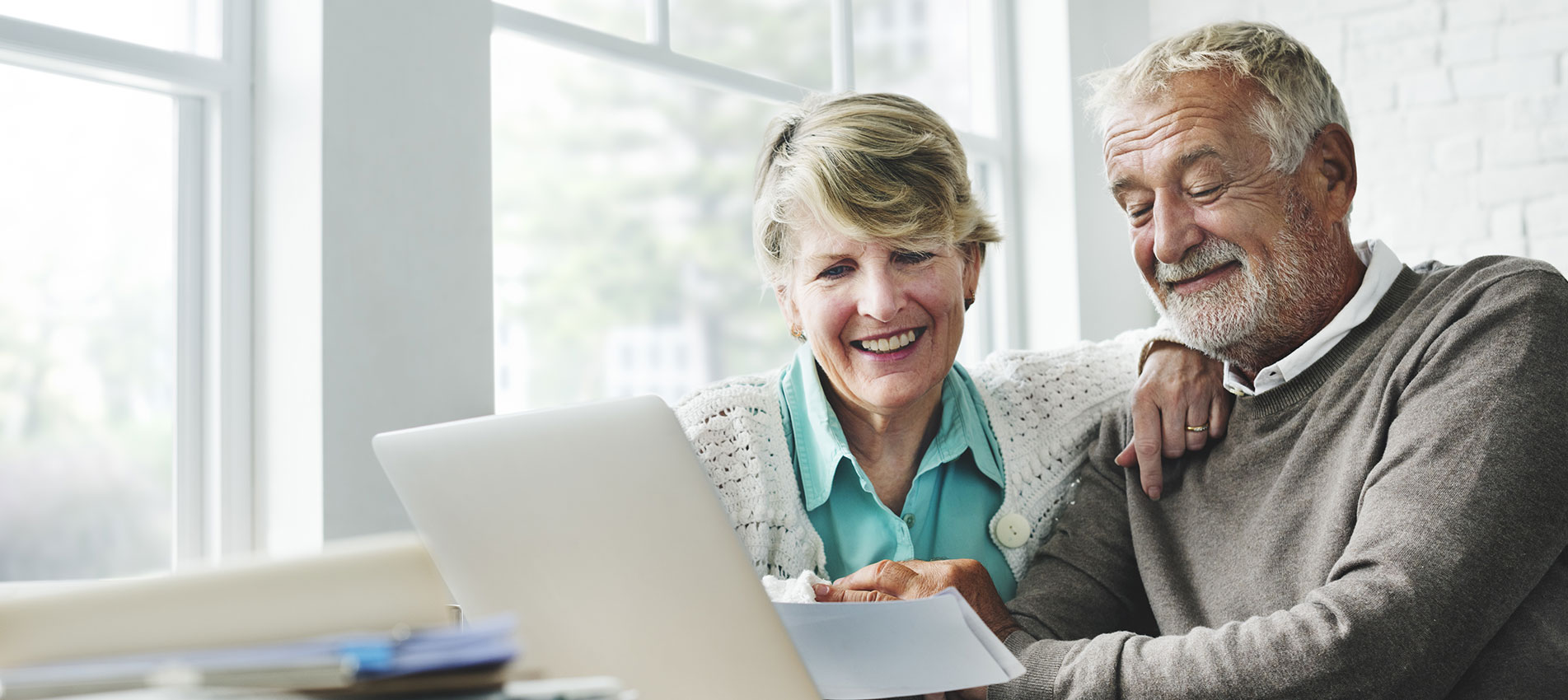 Retirement Senior Couple Pensioners