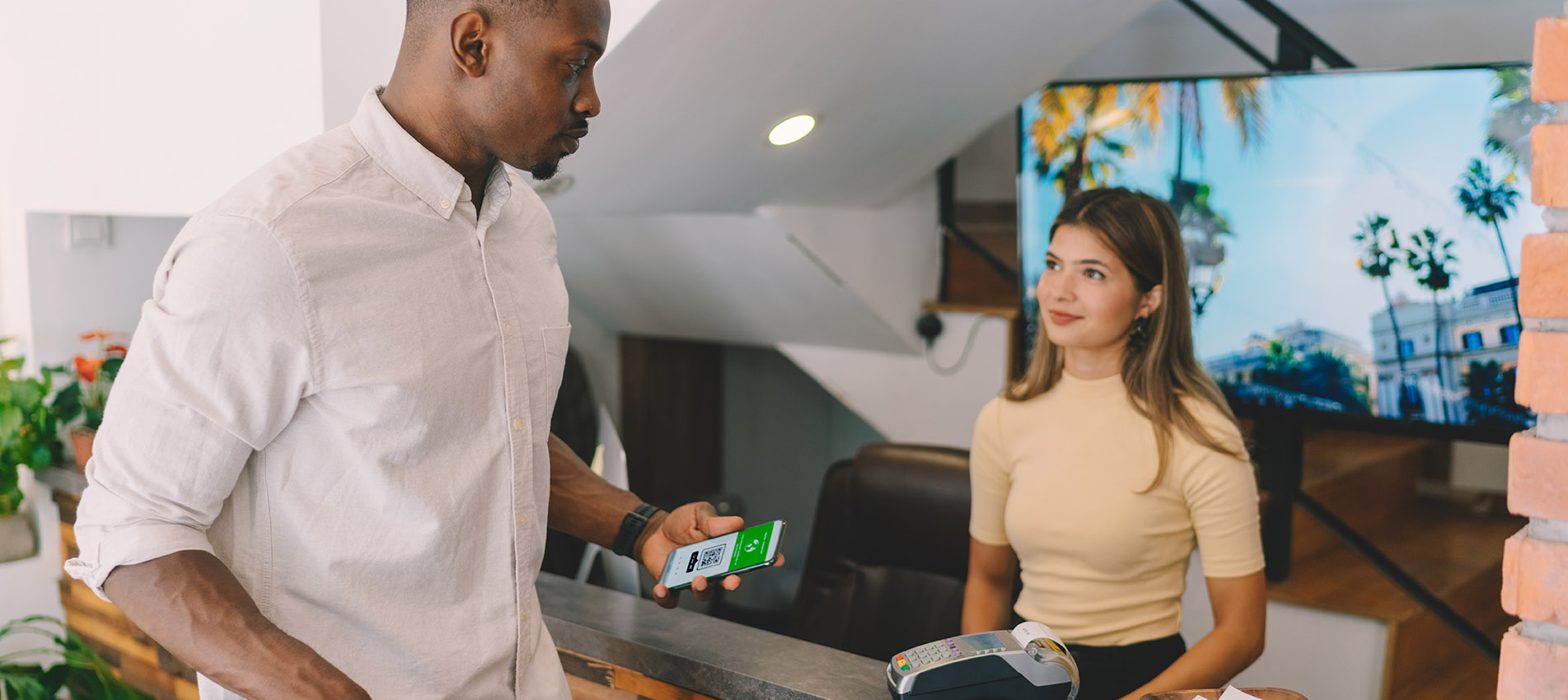 Businessman Showing Covid 19 Vaccine Card