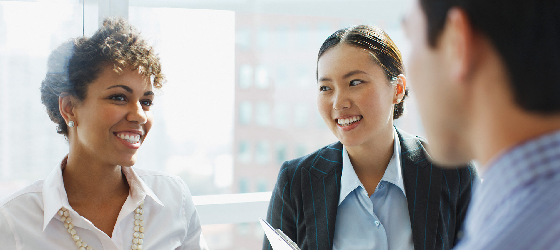 Business People Talking In Office
