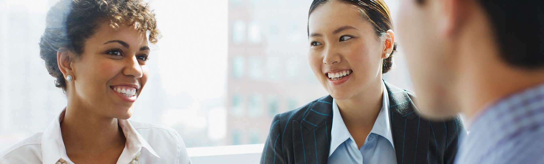 Business People Talking In Office