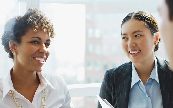 Business People Talking In Office