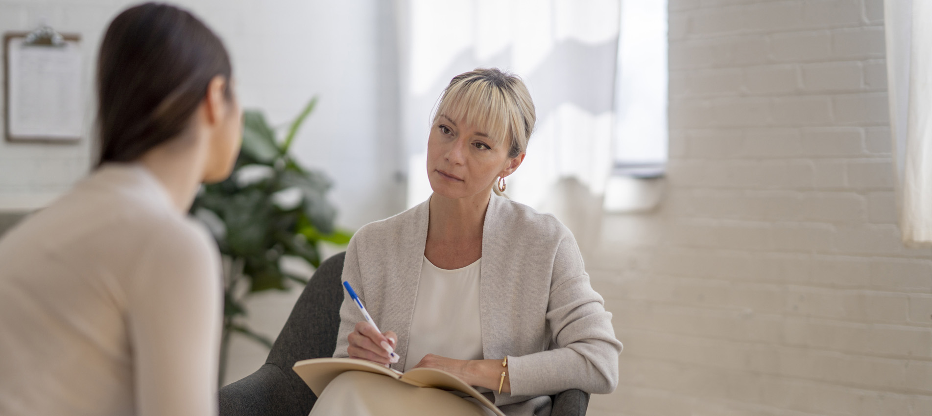 Distraught Woman In Therapy