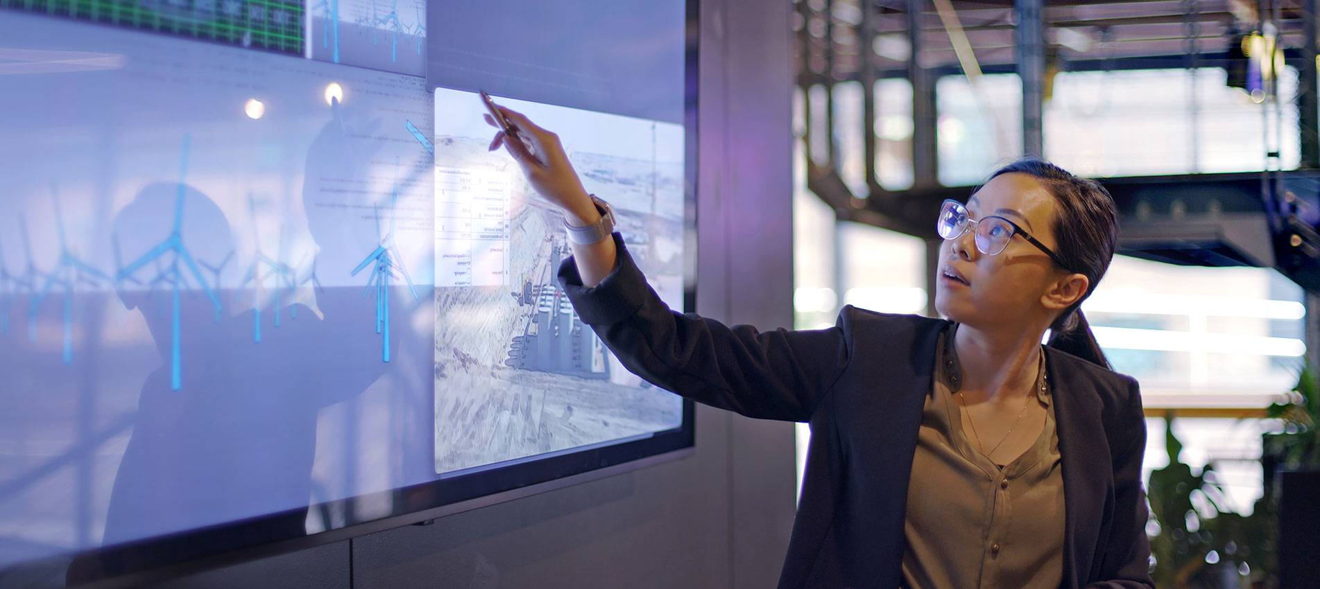 Asian Woman Conducting A Seminar On Net Zero Green Environment