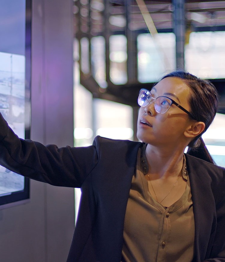 Asian Woman Conducting A Seminar On Net Zero Green Environment