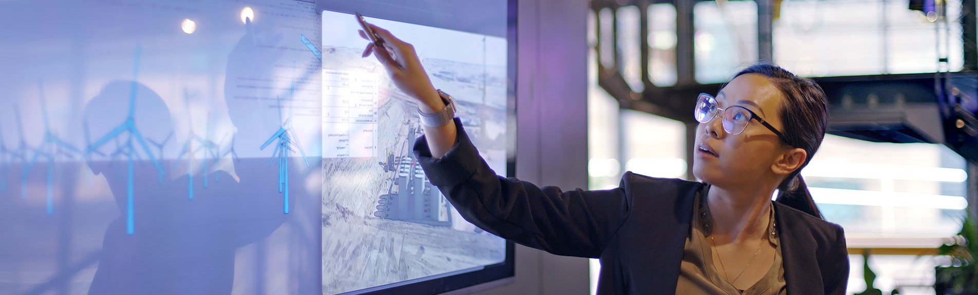 Asian Woman Conducting A Seminar On Net Zero Green Environment