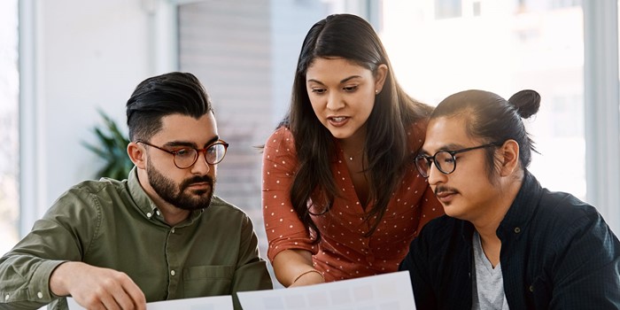 Young Businesspeople Having A Meeting In A Modern Office