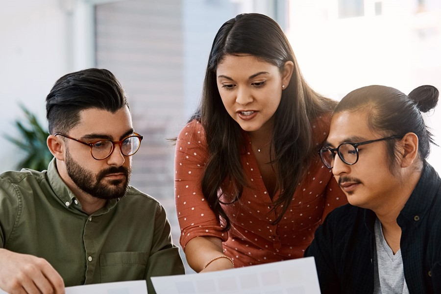 Young Businesspeople Having A Meeting In A Modern Office