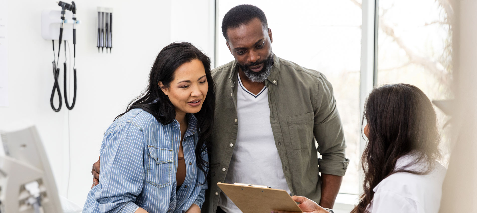 Diverse Couple Overjoyed To Hear Good News About Baby
