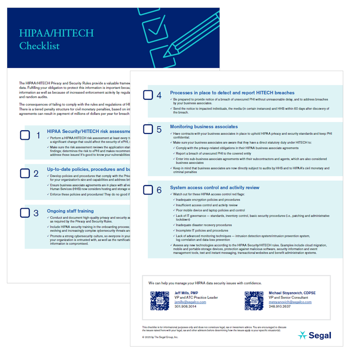 HIPAA HITECH Compliance Checklist