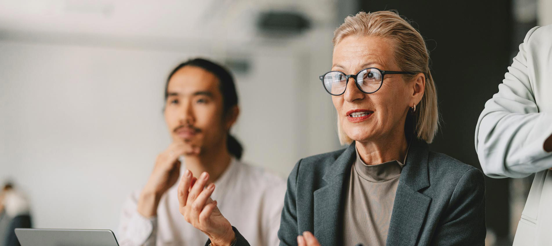 Diverse Group Of Professionals In A Business Meeting At Office