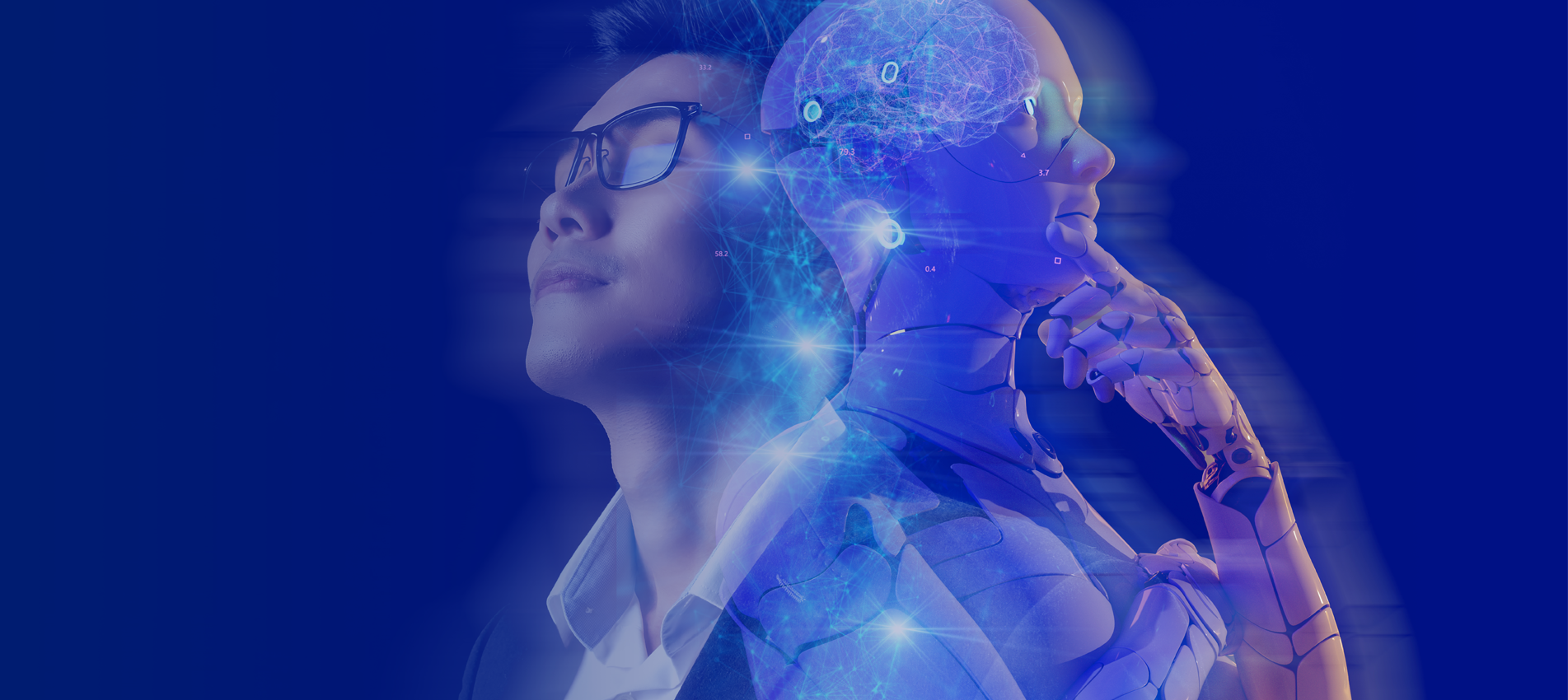 Human First AI Forward Graphic